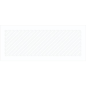 №82 Решетка магнитная, белая, прямоугольная (диагональные линии) 100*200