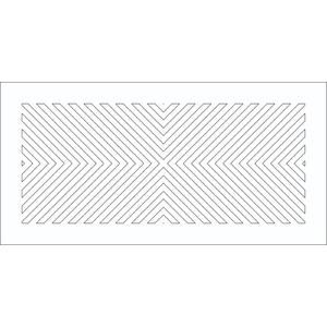 №92 Решетка магнитная,белая, прямоугольная (угол)