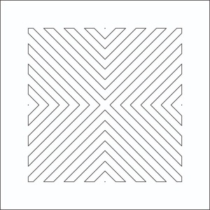 №94 Решетка магнитная, белая, квадратная (угол)