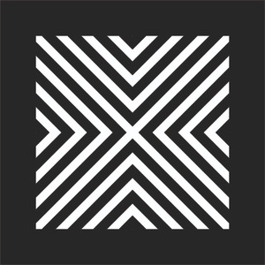 №95 Решетка магнитная, черная, квадратная (угол)