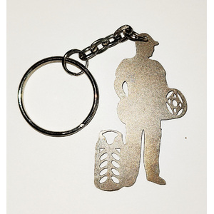 Брелок "Монтажник" (нержавеющая сталь)